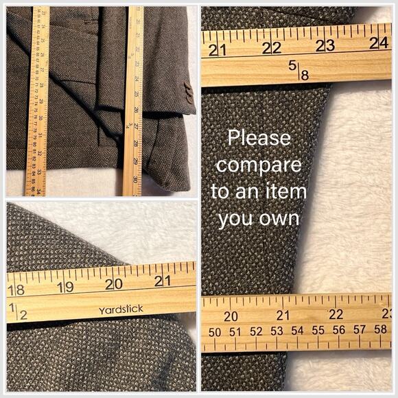 Giorgio Armani Mens 44L Taupe & Gray Cashmere Sport Coat Unconstructed 3/2 Roll - Picture 12 of 15